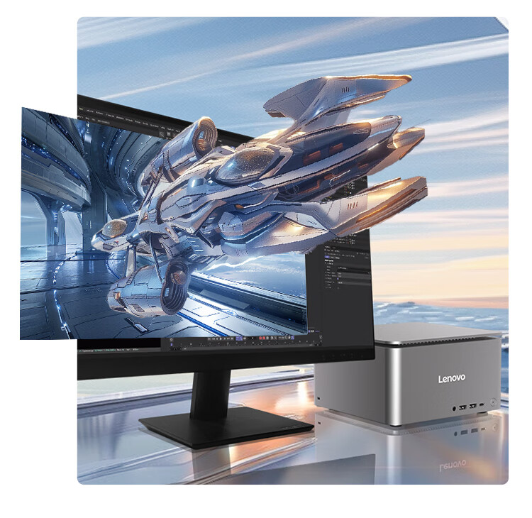 联想ThinkCentre Neo Ultra Al元启AIPC迷你台式机 酷睿14代i9-14900 RTX4060 32G内存1TB固态硬盘