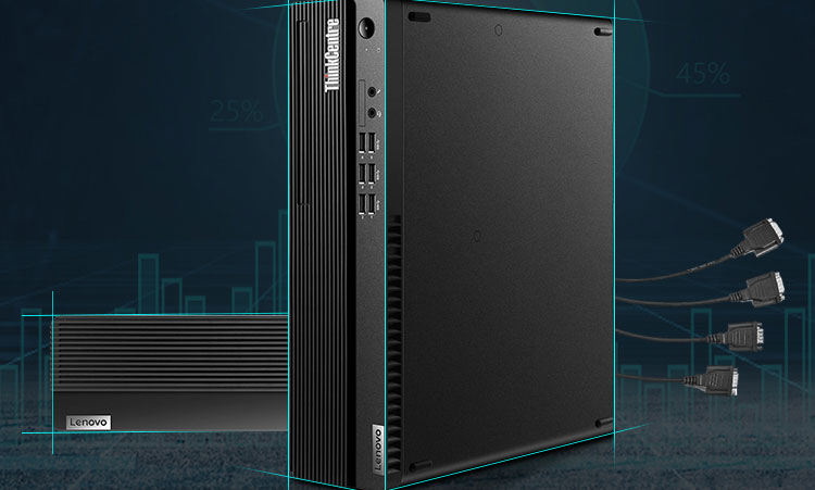 联想ThinkCentre M730s办公台式电脑 多重安全防护银行专用智能办公主机