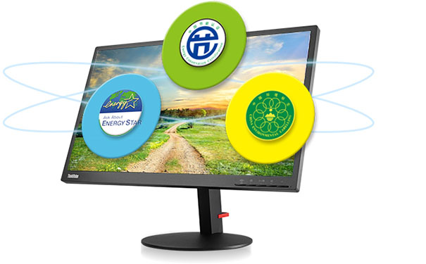 联想ThinkVision TE24-10显示器 23.8英寸IPS显示器178°广视角细腻色彩体验