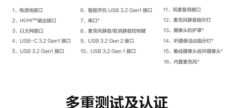 联想启天A965商用办公一体机 超窄边框设计与178°广视角屏幕