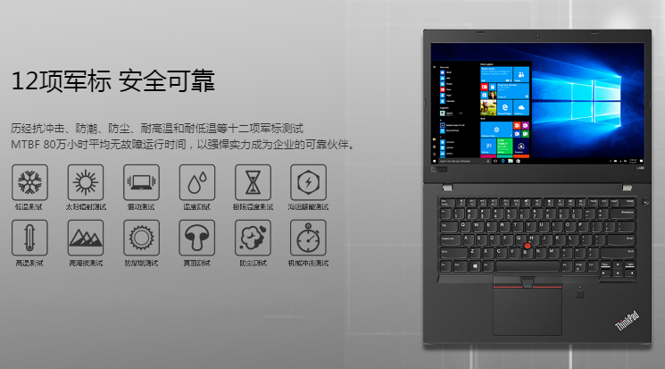 联想ThinkPad L490办公笔记本 高清IPS屏小红点键盘双硬盘组合