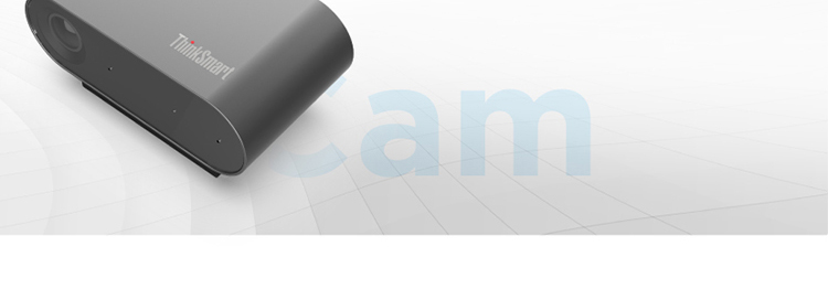 联想ThinkSmart Cam 4K智能会议摄像头 自动取景与发言人追踪自动聚焦人数统计与白板识别