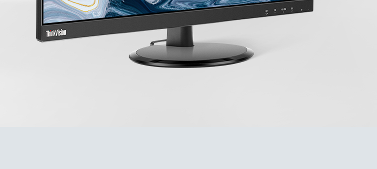 联想ThinkVision T27a-30显示器 27英寸超窄边框全高清显示器178°广视角低蓝光护眼设计