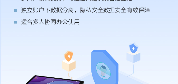 联想M10 HD（2代）商用平板 八核高效处理7000mAh超长续航