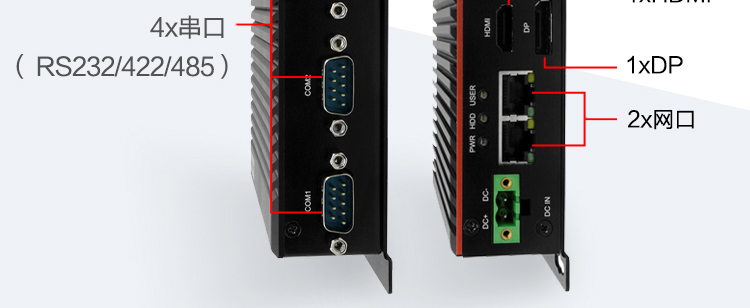 联想Lenovo ECG-E30工控机 嵌入式工业网关多种安装方式