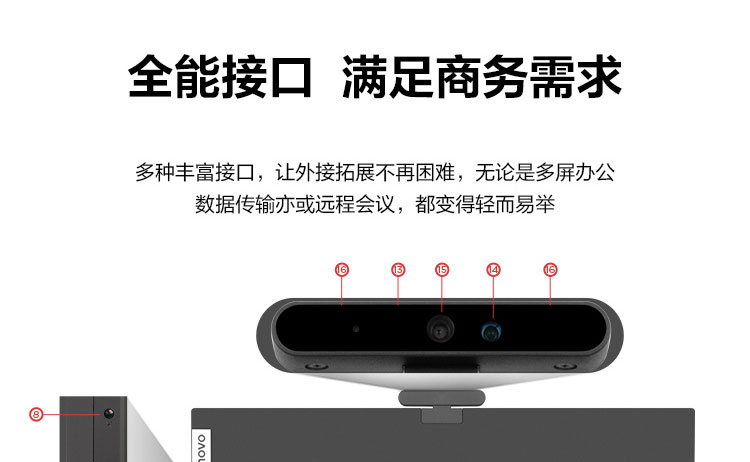 联想启天A860一体机 21.5英寸IPS高清屏双内存双硬盘扩展更自由