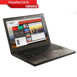 联想ThinkPad X270笔记本电脑 双硬盘热插拔电池性能与便携兼得