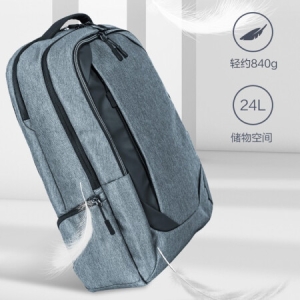 联想都市双肩包17寸 24L大容量轻便防水商务休闲包防盗设计通勤首选