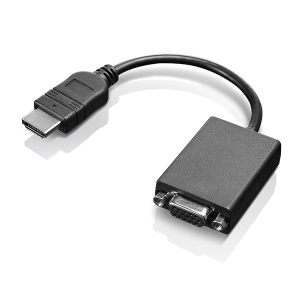 联想0B47069 HDMI转VGA转接线 兼容ThinkVision显示器高效高清信号传输