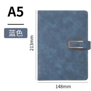 联想PC全家族藏蓝简约笔记本 A5/25K复古面料封面100张200页